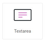 Textarea icon