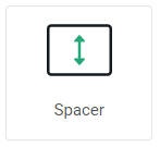 spacer icon