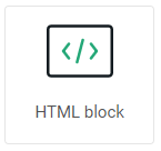 HTML block